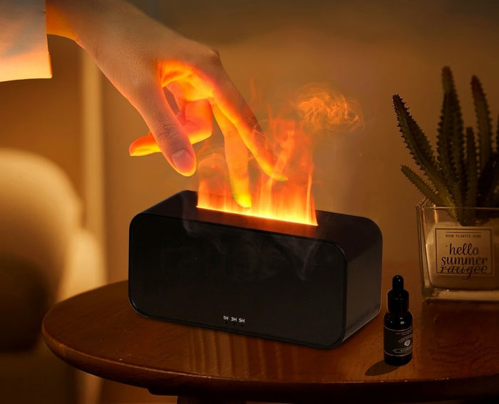 "Lueur" Flame Diffuser — Ambient Mist & Aromatherapy Light