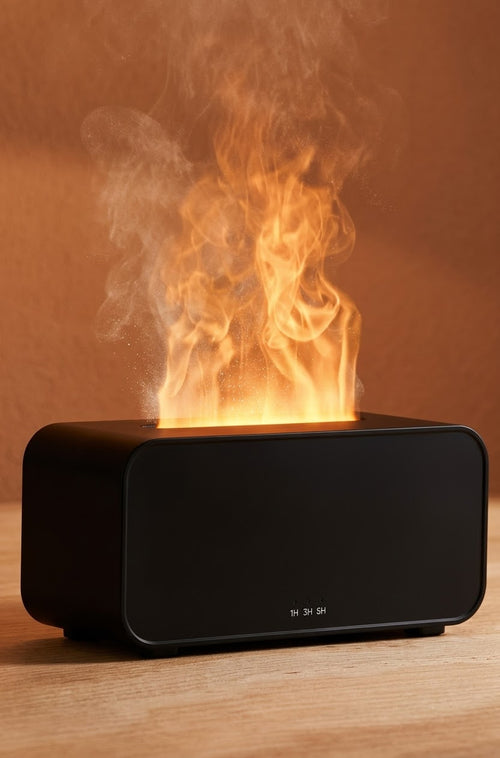 "Lueur" Flame Diffuser — Ambient Mist & Aromatherapy Light